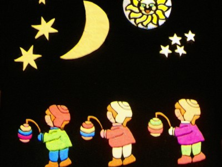 Sonne, Mond und Sterne - Laternenumzug zu Sankt Martin