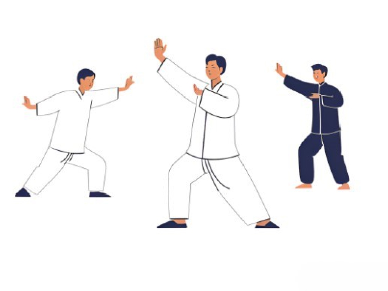 Zeichnung Tai Chi & Qi Gong