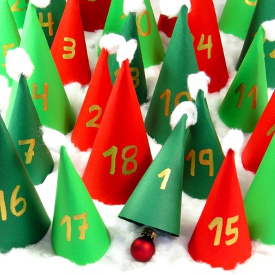 Adventskalenderbäumchen
