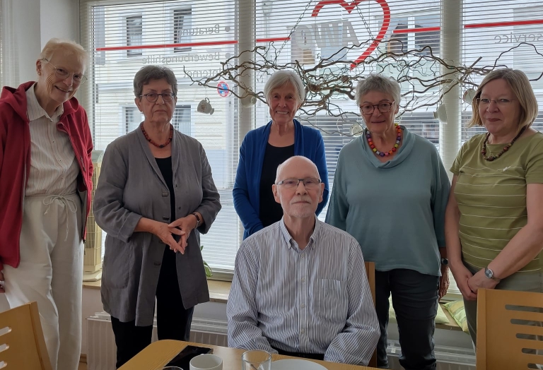Bettina Lange-Klein, Christine Schmarsow, Dr.in Barbara Stiegler, Cornelia Ebert, Gieslint Grenz und Horst-Werner Kulow
