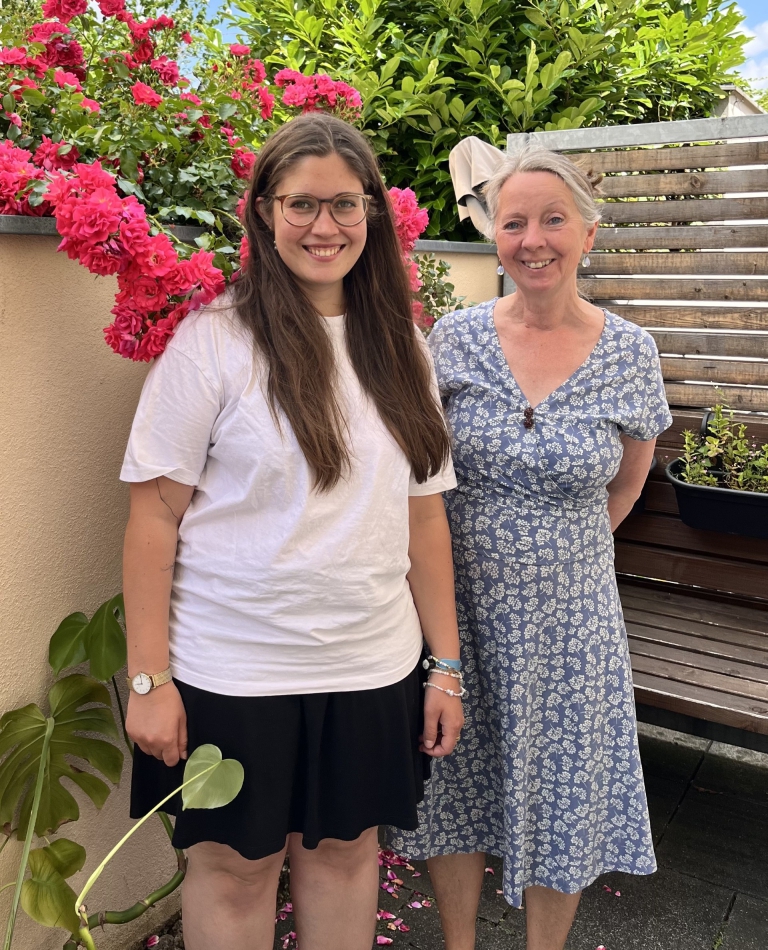Leonie Kolter und Frau Merzbach Leonie Kolter und Frau Merzbach