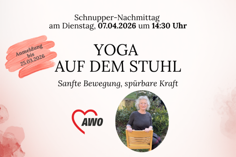 Yoga auf dem Stuhl