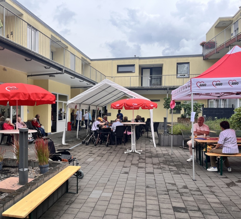 AWO-Sommerfest am 27.07.2025 in Bad Godesberg Innenhof der AWO Bad Godesberg, Sommerfest 27.07.2025