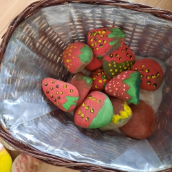 Erdbeeren im Korb